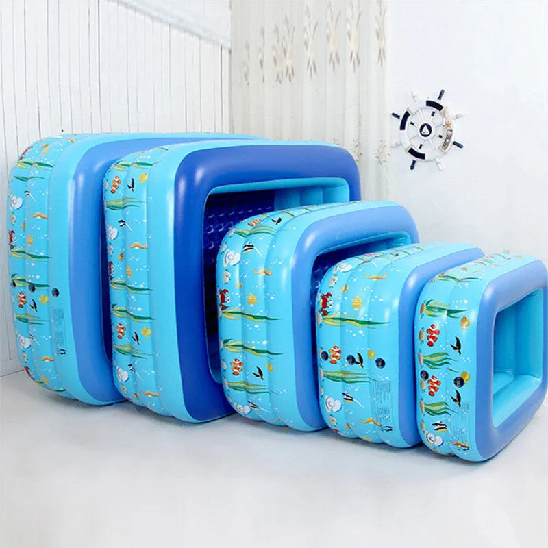 1.2/1.5m Summer Kids Inflatable Swimming Pool Center For Family Outdoor Fun Play
