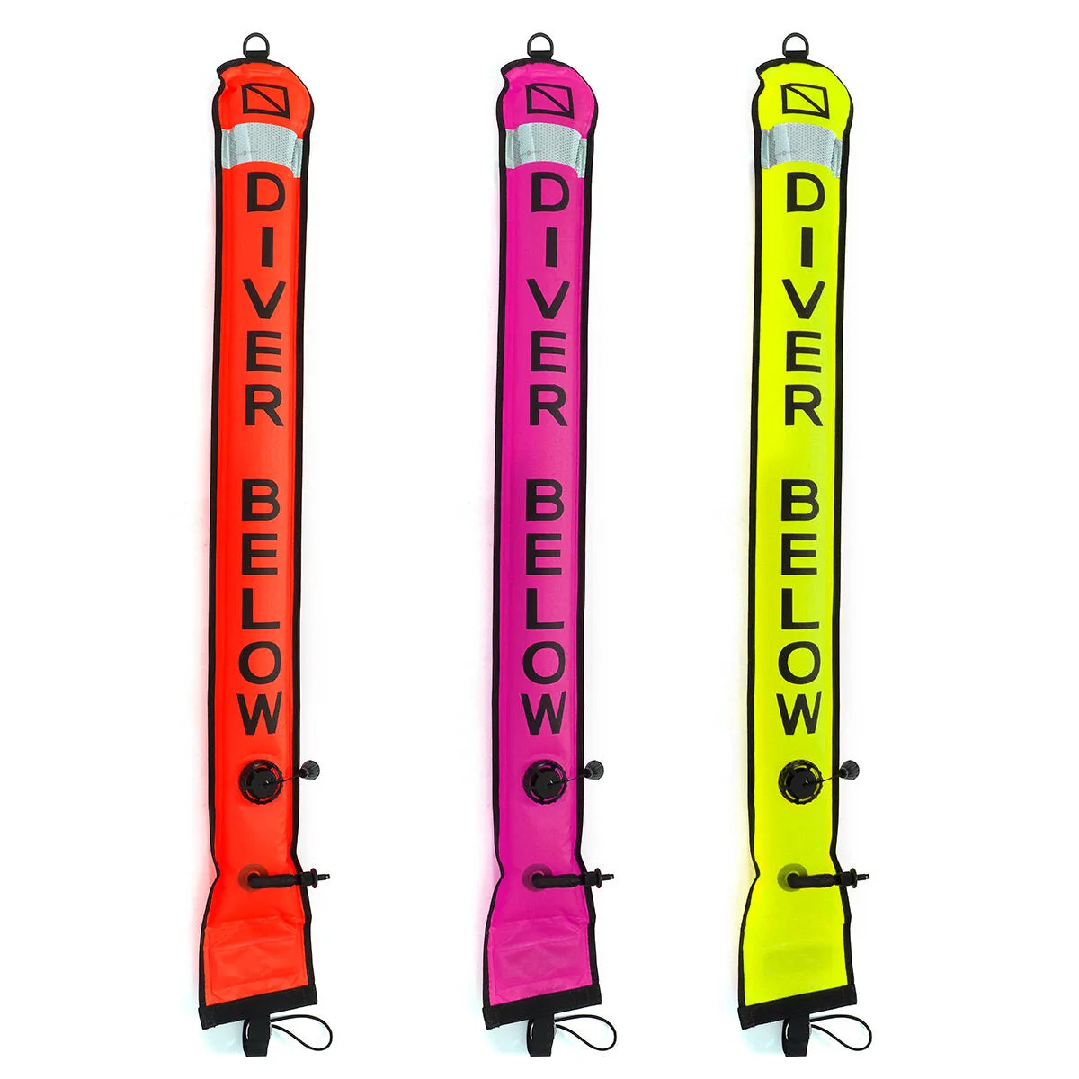1.2m*15cm Portatile Immersione Immersione Superficie Marcatore Boa SMB Safety Inflatable Float