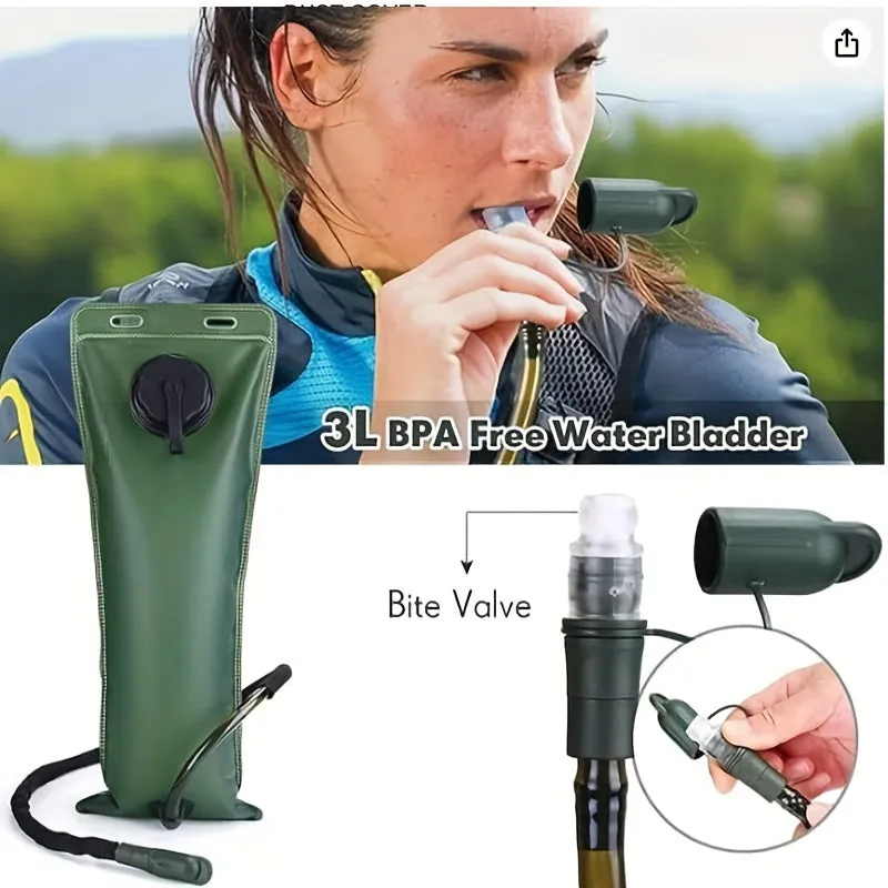 3L Hydration Bladder For Hiking, Trekking, Running, Outdoor Sports - TJR4G5E