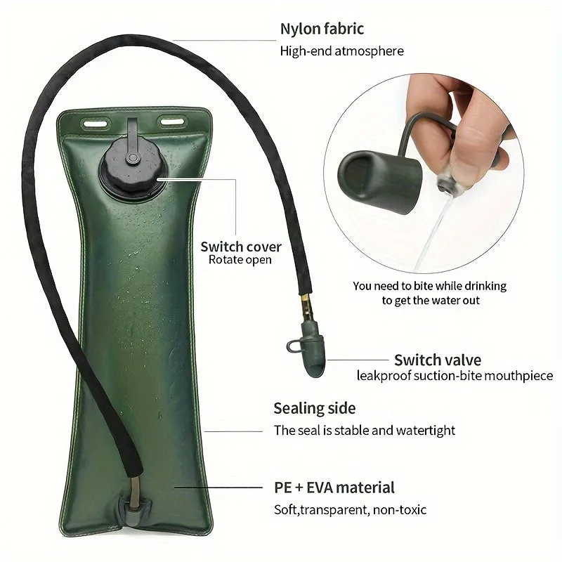 3L Hydration Bladder For Hiking, Trekking, Running, Outdoor Sports - TJR4G5E