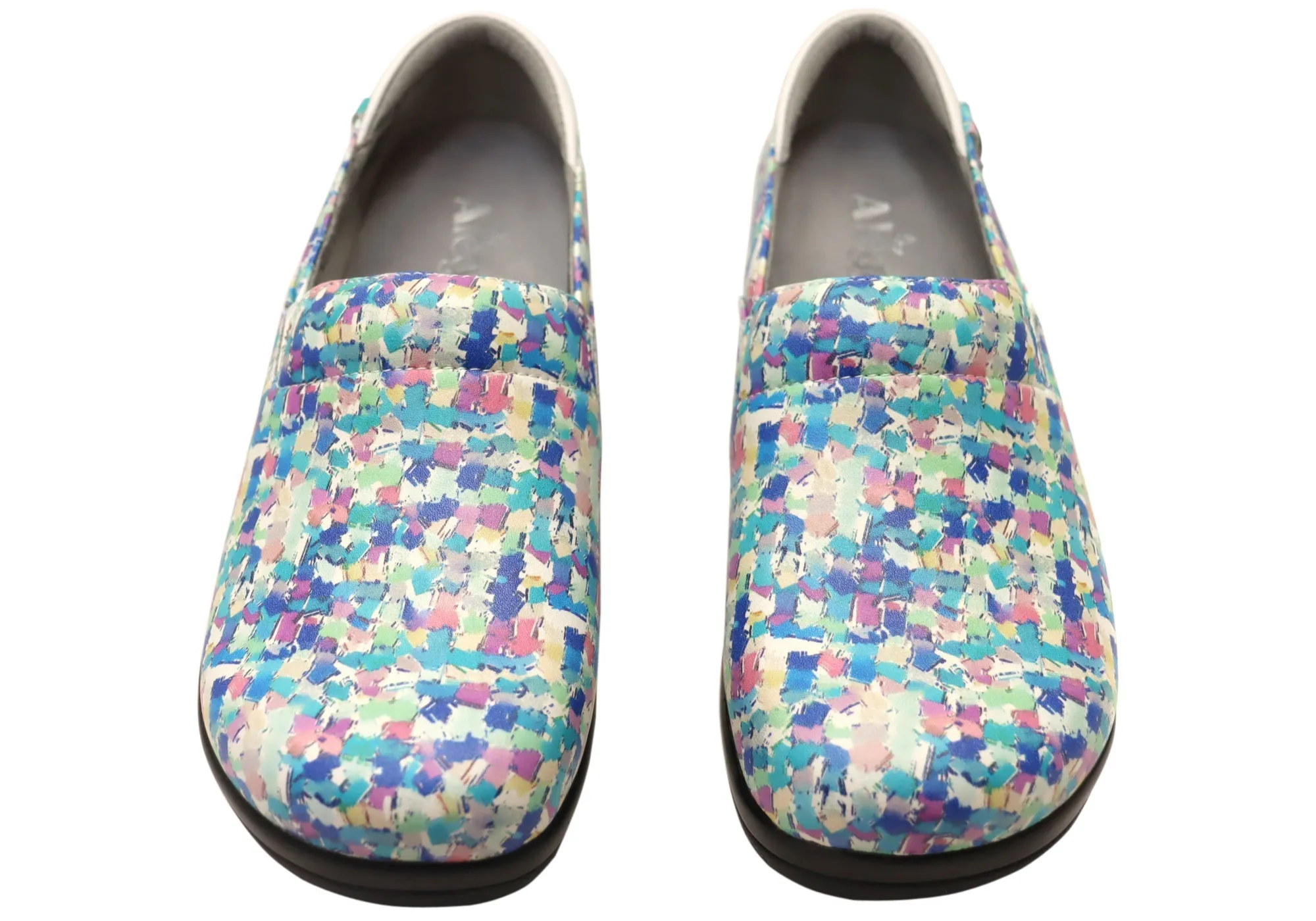 Alegria Keli Womens Leather Professional Slip On Shoes