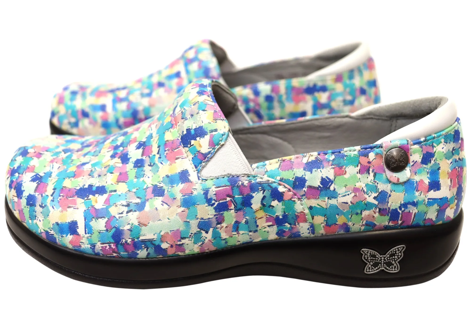 Alegria Keli Womens Leather Professional Slip On Shoes