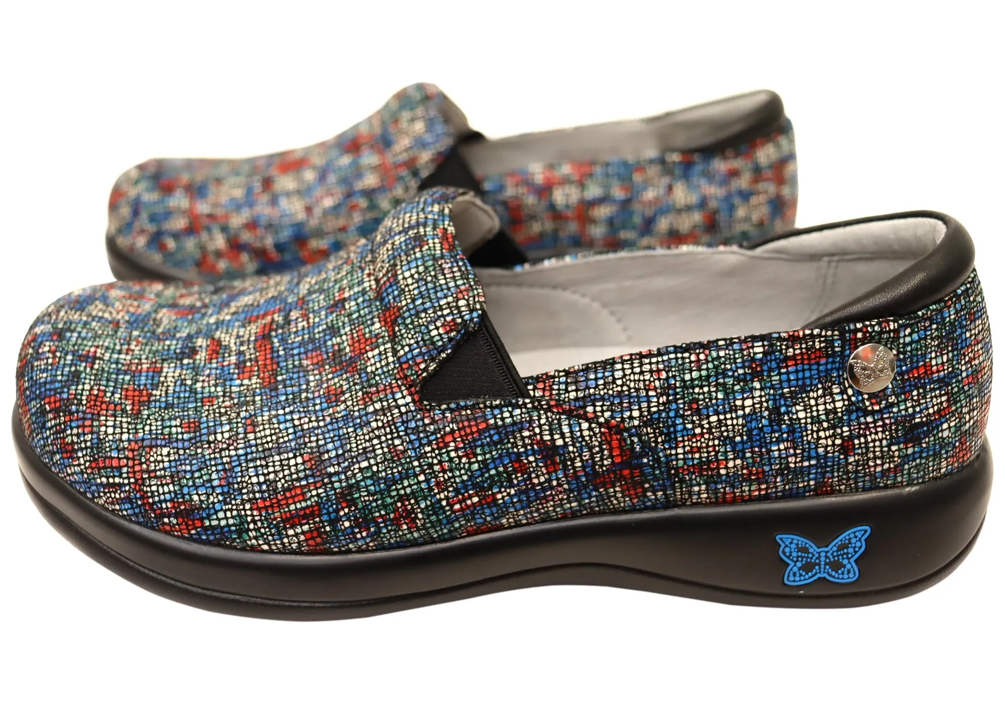 Alegria Keli Womens Leather Professional Slip On Shoes
