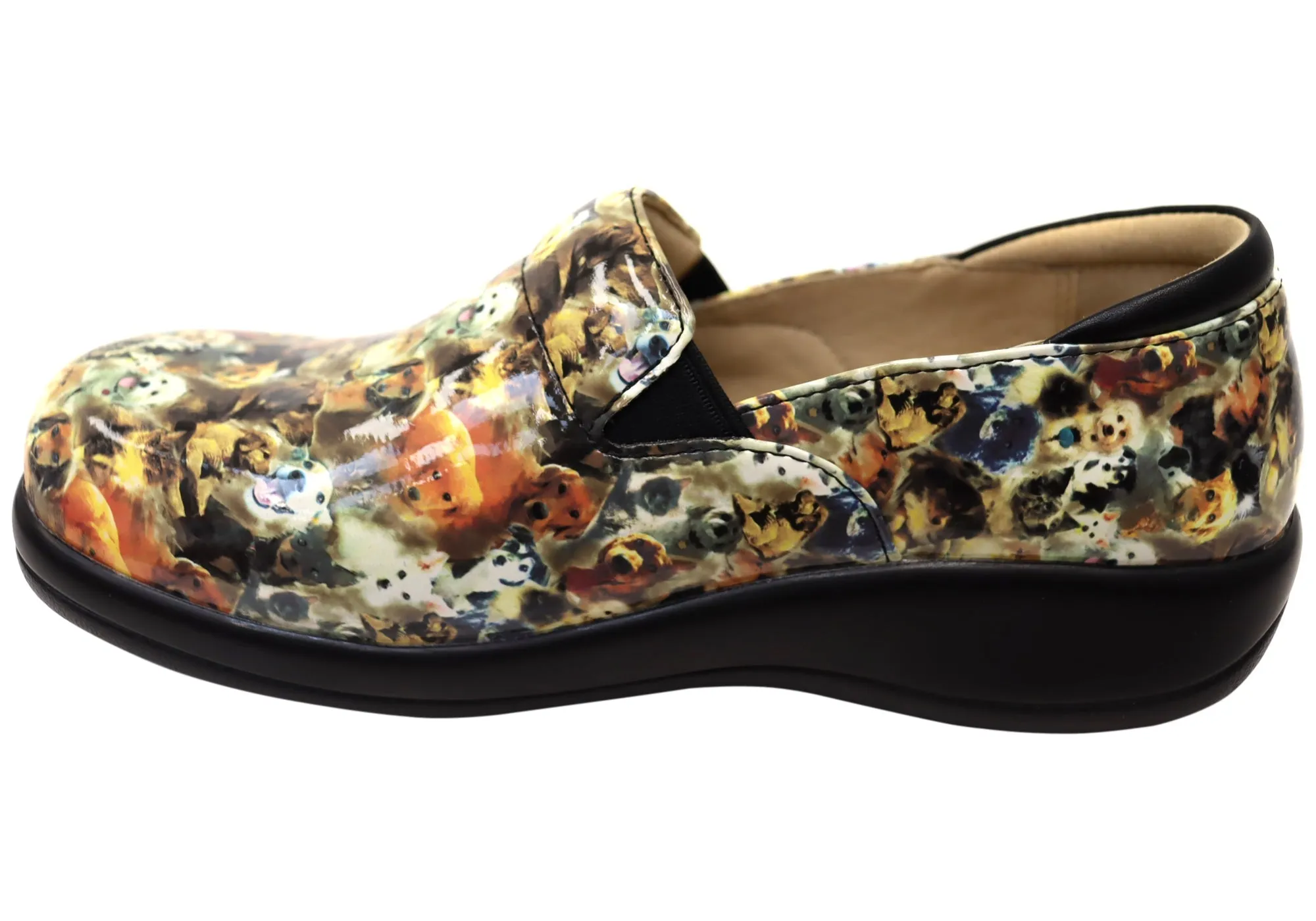 Alegria Keli Womens Leather Professional Slip On Shoes