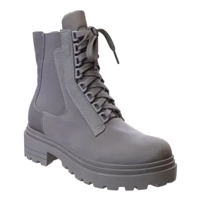 COMMANDER in GREY Combat Boots