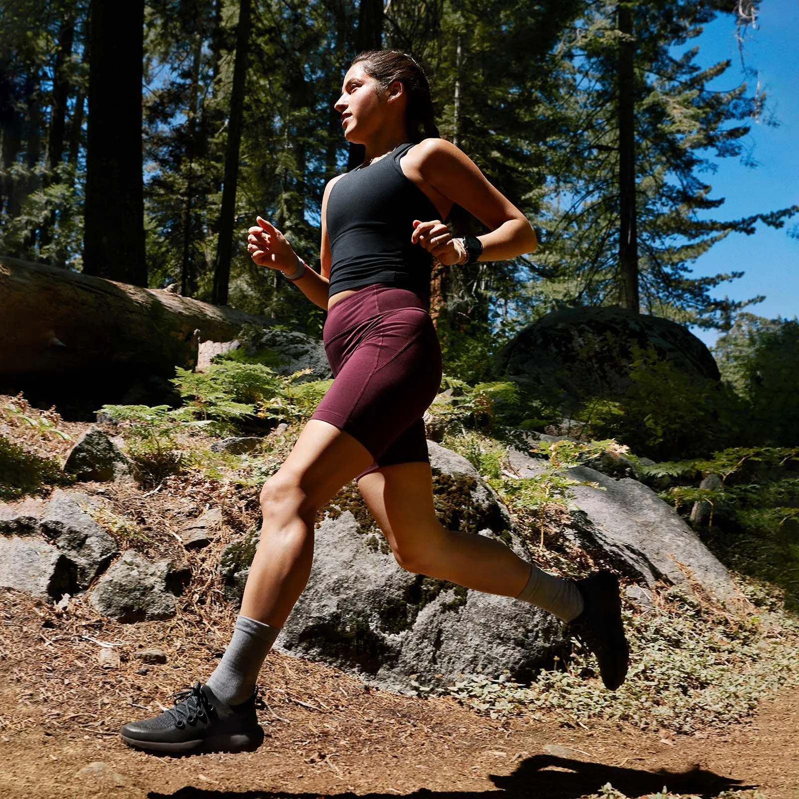 Women's Trail Runners - True Navy/Hazy Indigo (Natural Black Sole)