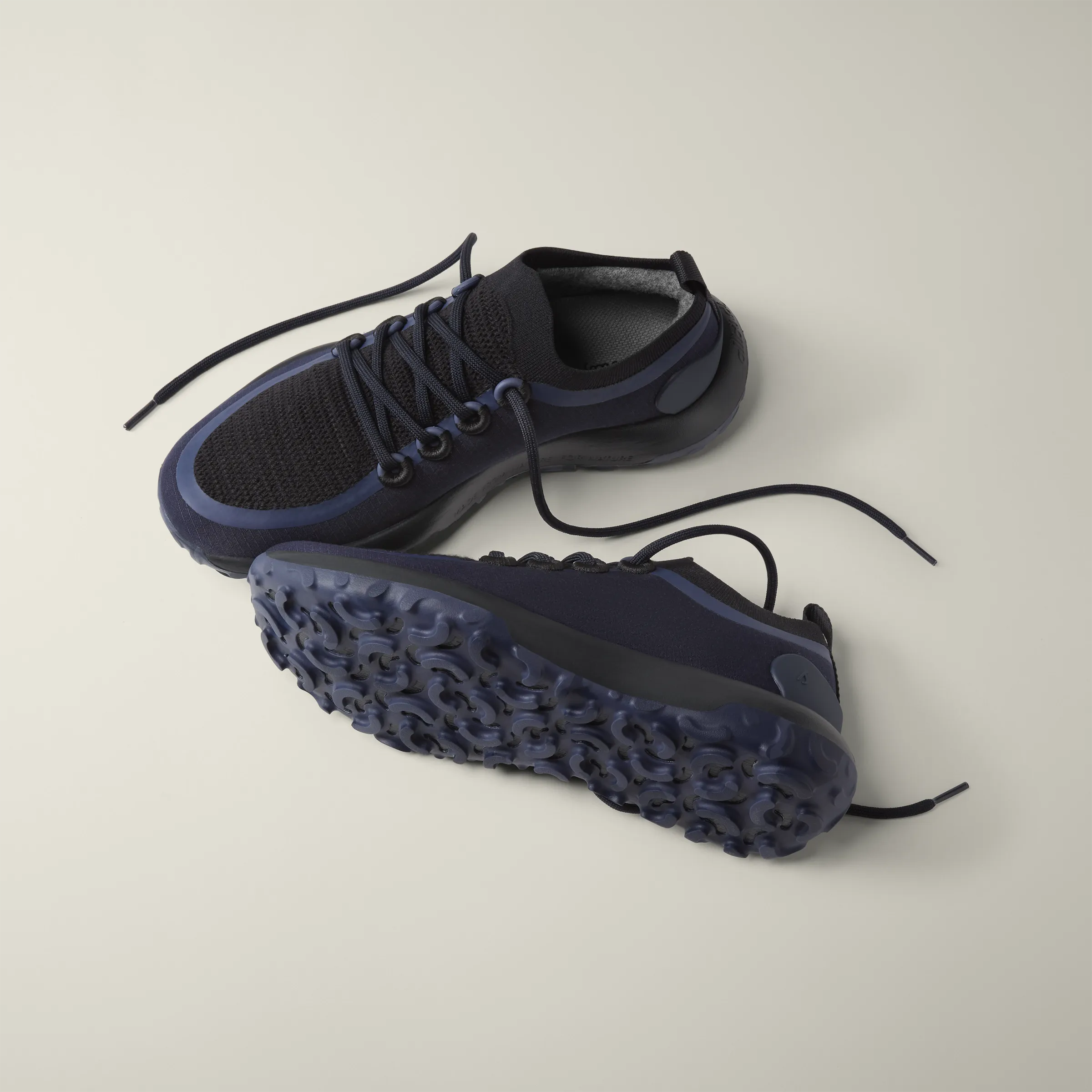Women's Trail Runners - True Navy/Hazy Indigo (Natural Black Sole)