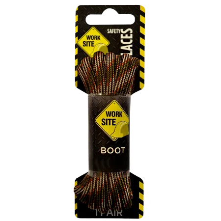 Worksite Laces Multi Browns - 90 cm